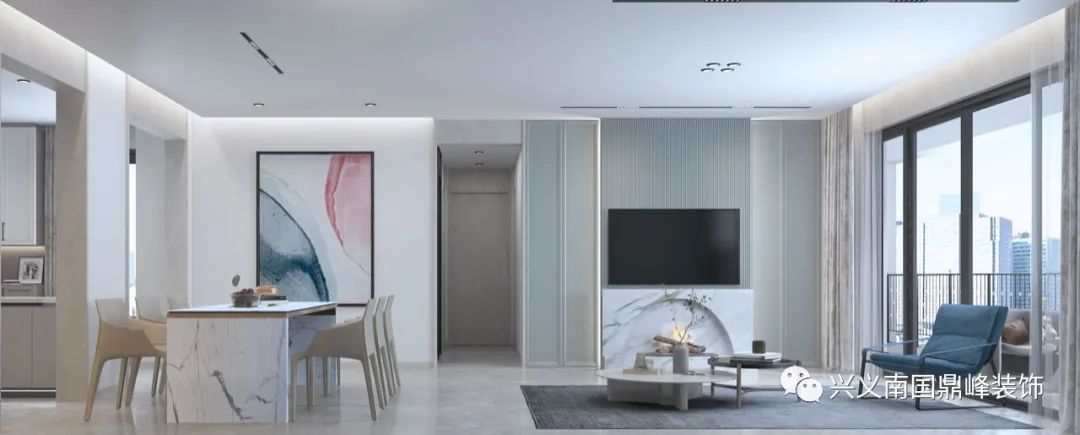 南国鼎峰棕榈岛 160㎡现代风格装修案例丨鼎墅设计|李大仁-19