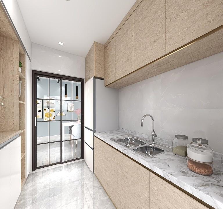 少女心玄关设计,色彩搭配展现空间活力-5