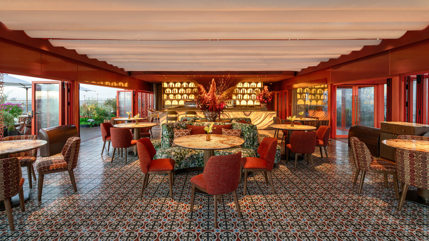 布朗石空中花园餐厅,上海 / 菊设空间设计-21