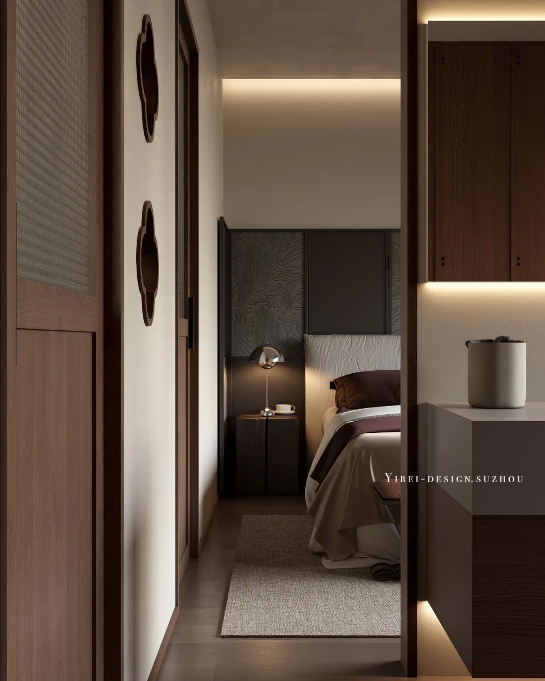 苏州老钱风家装设计丨中国苏州丨YIBEI DESIGN-20