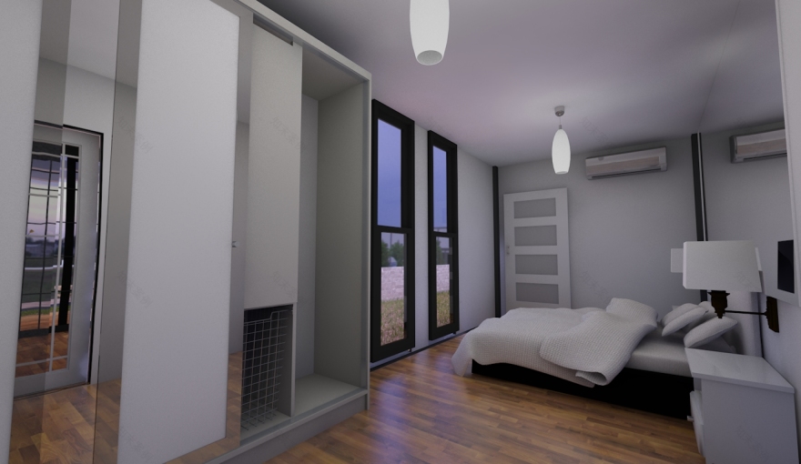 极简主义小木屋 | KONGLOMERATE 建筑事务所的“盒子 4”概念设计-9