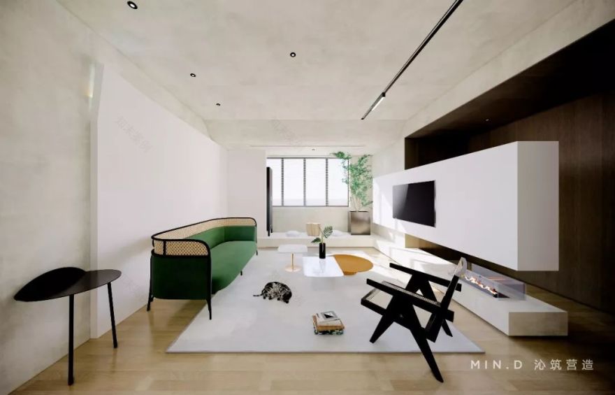 极简生活美学 | 鑫景湾 120㎡宁静空间-15