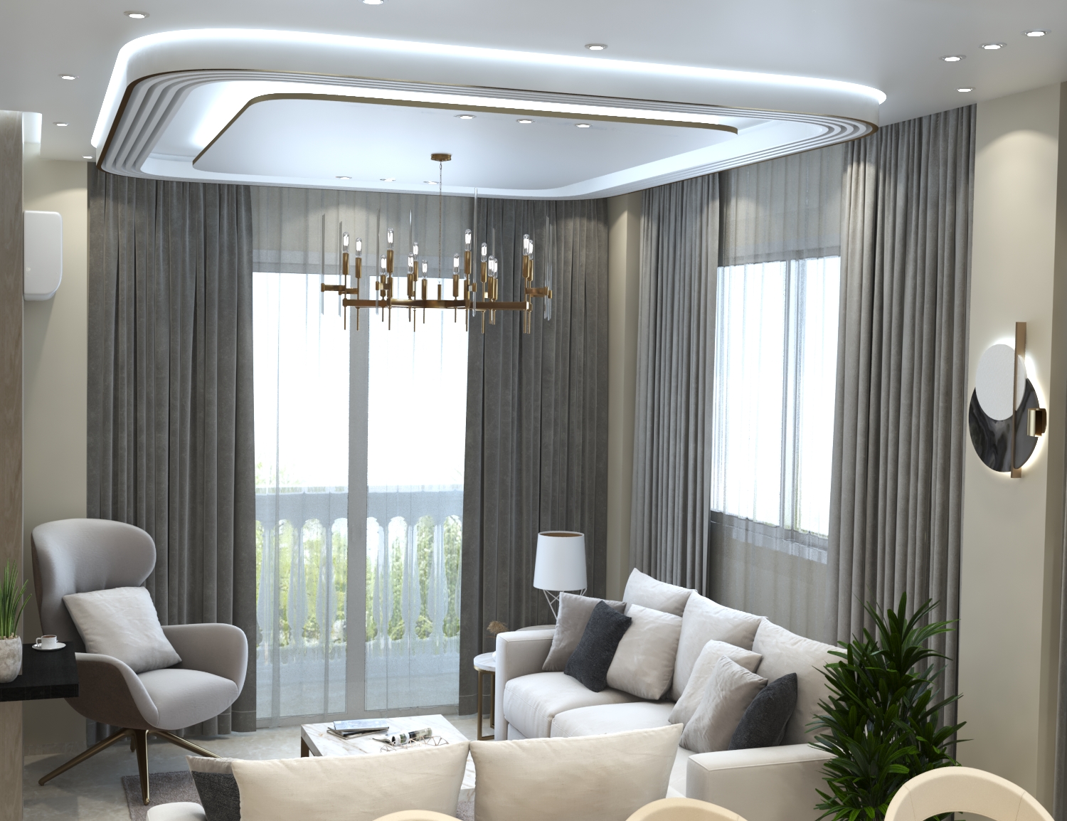 Modern Reception Room-0