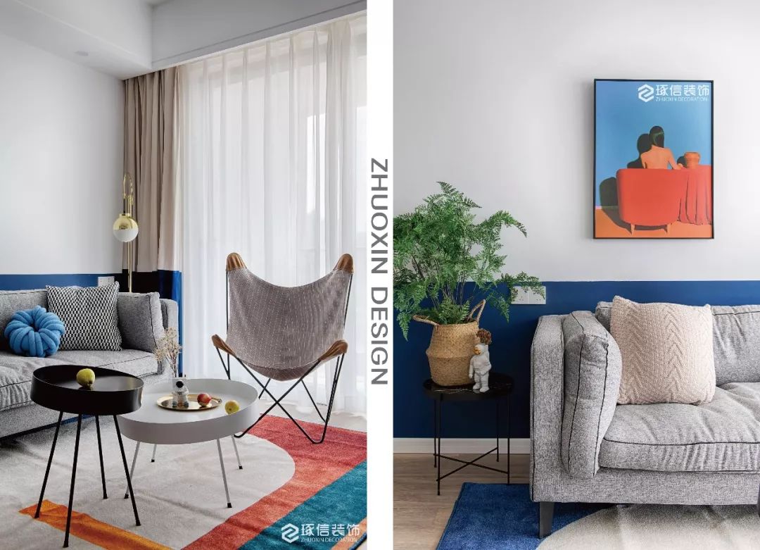 北欧混搭小两室，12W 打造出租屋变美宅-67