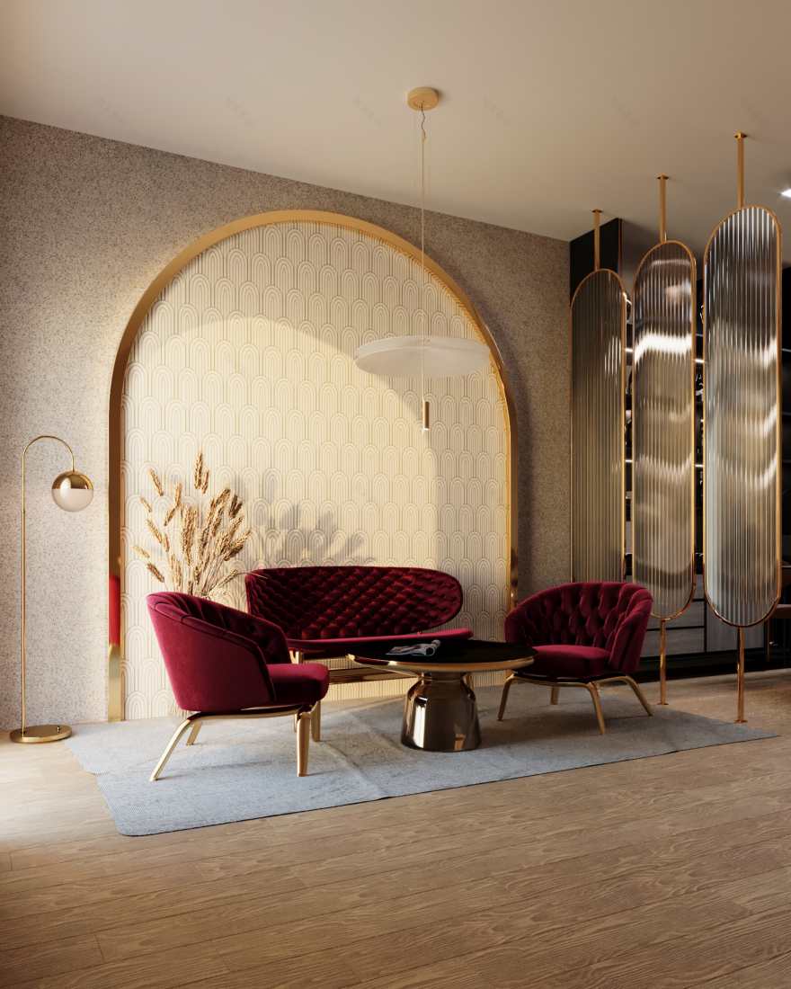 休息室 装饰艺术风格-9