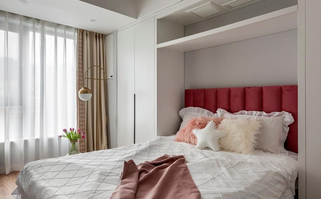 重庆初晨设计 · 童话粉色调平层空间-53