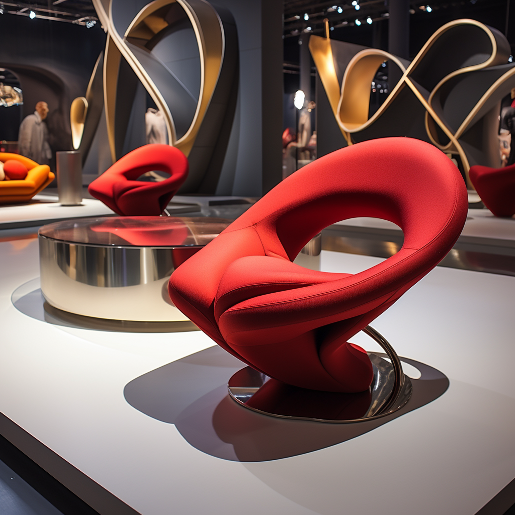 红色异形椅子-15