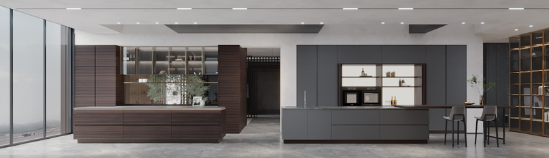 FUROM 高端定制木作总部展厅设计丨H 空间全案设计公司-9