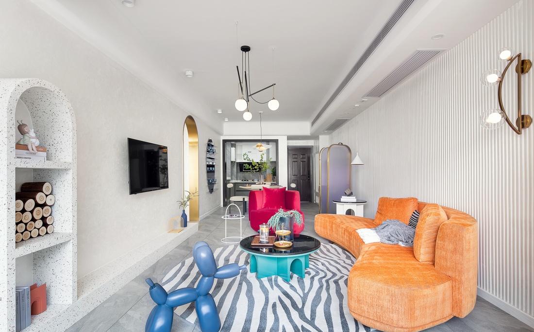 色彩斑斓的现代家居空间,巧妙融入传统元素-2