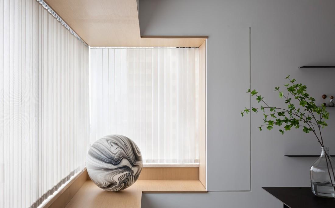 上北设计 | 蓝白之间 | 精装房的艺术变身-13