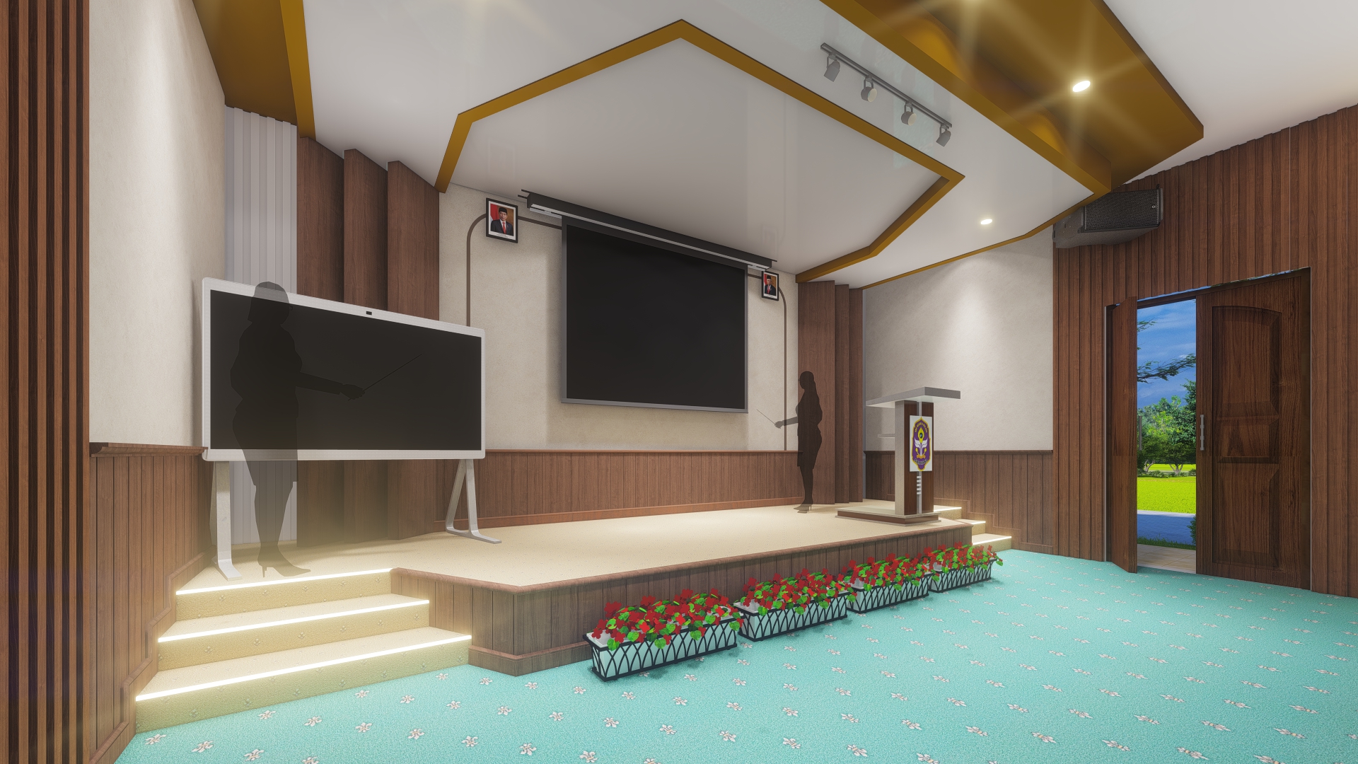 Auditorium Design At State Senior High School 9 Malang-2