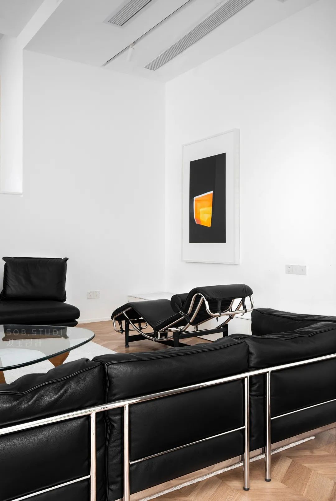 包豪斯极简主义,双宝设计打造 300㎡白色空间-21