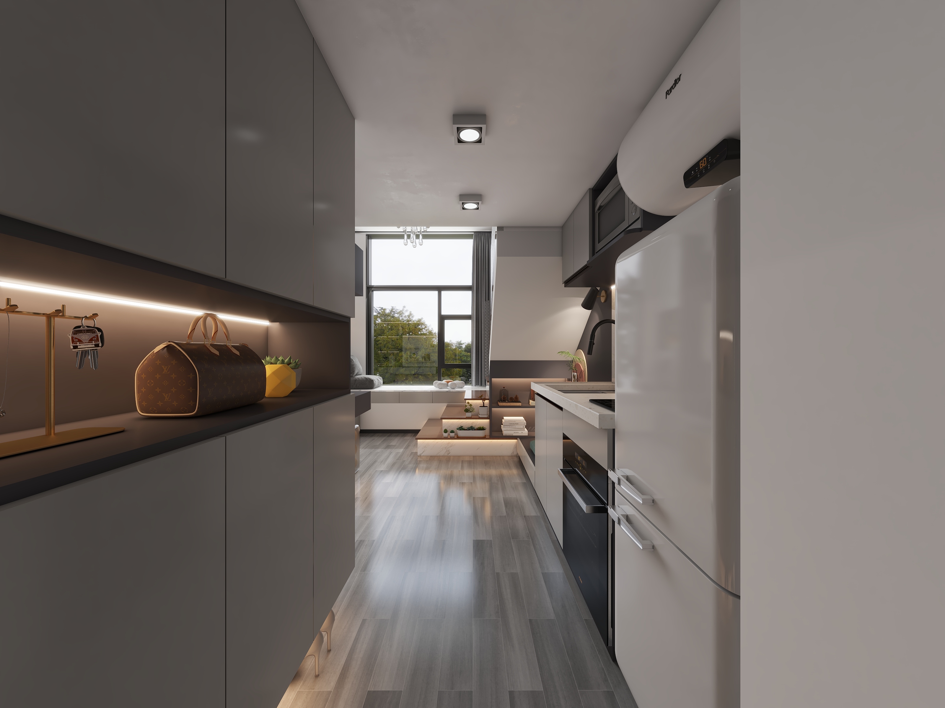 31平方现代简约LOFT公寓丨中国廊坊-24