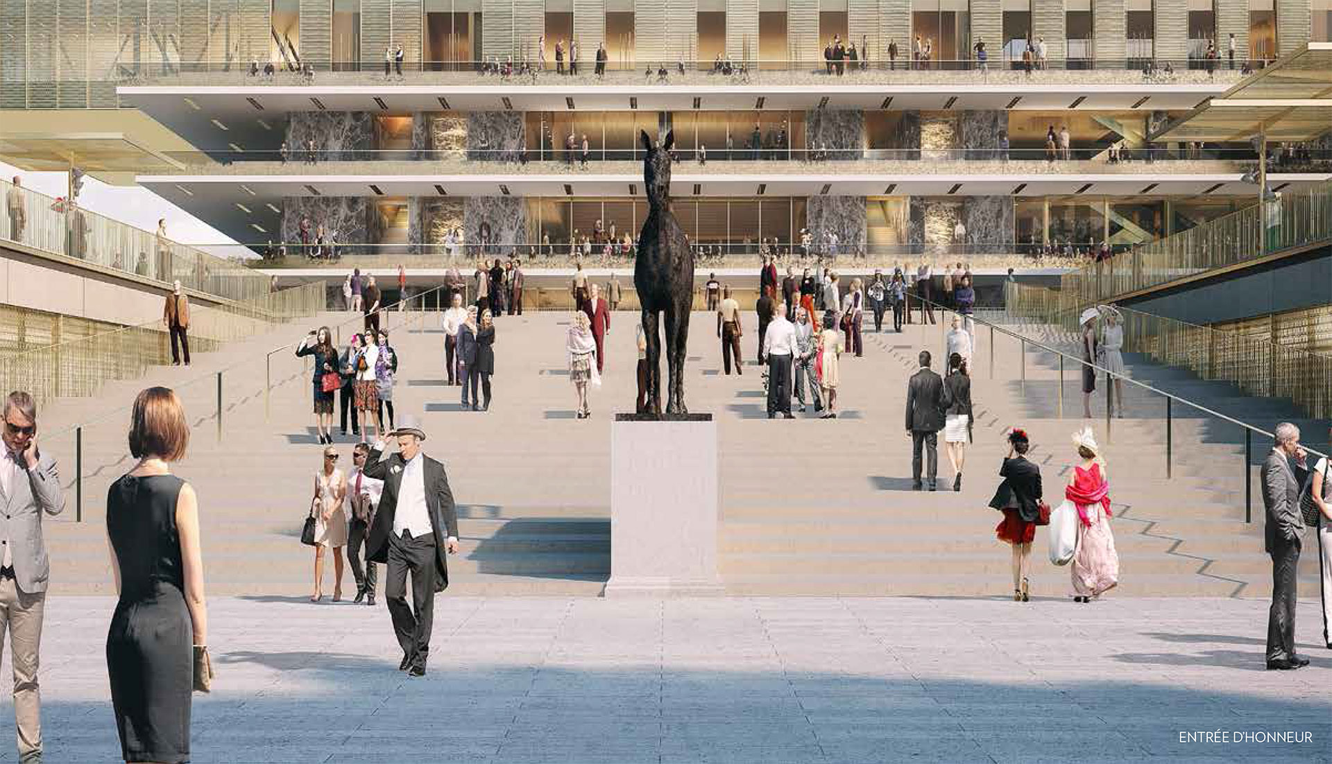 新隆尚赛马场  巴黎未来项目丨法国巴黎丨多米尼克·佩罗（Dominique Perrault）-4