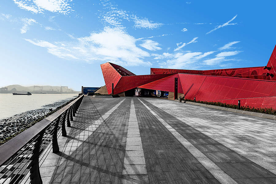 青岛万达栖凤桥丨中国青岛丨柏涛设计,青岛北洋建筑设计-15