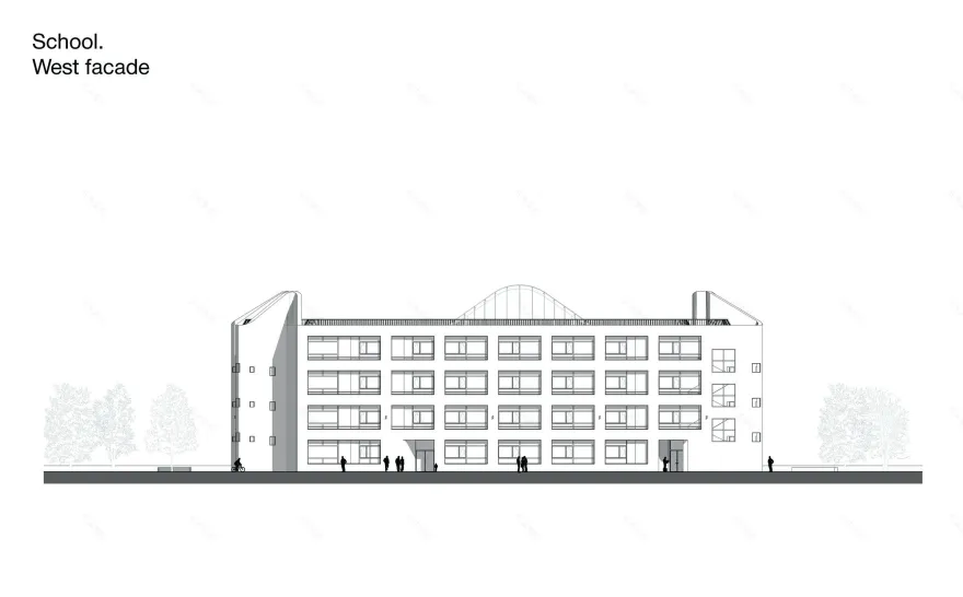 新西伯利亚公立学校丨俄罗斯新西伯利亚丨Brusnika Company,SVESMI-94