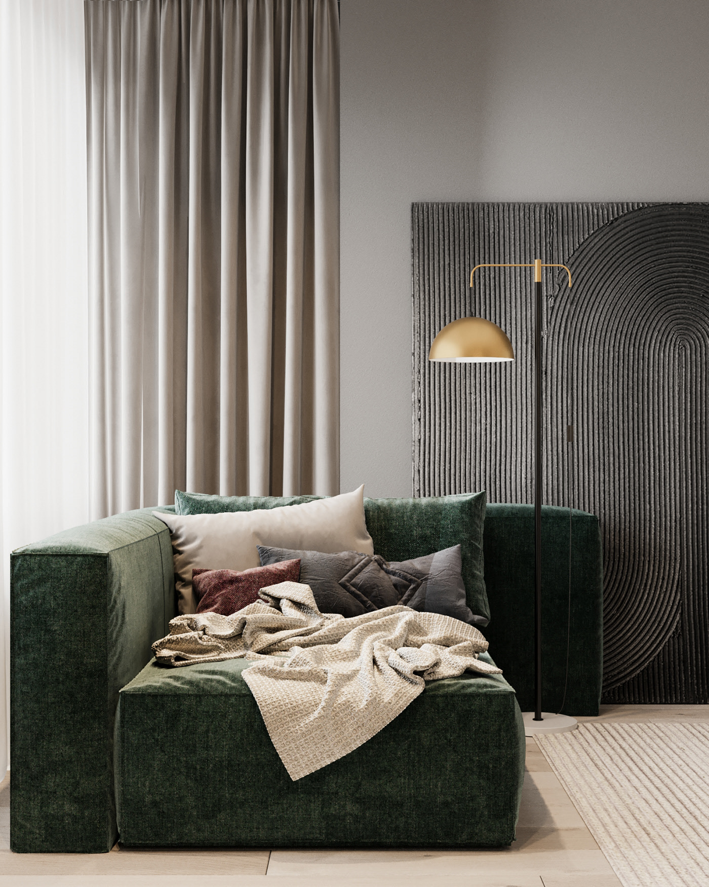 103㎡多彩公寓设计-17