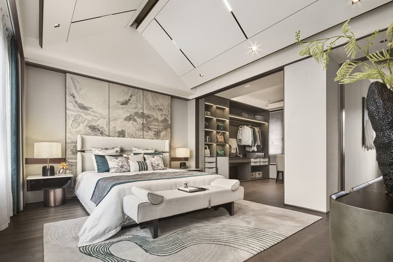 泰州金通绿城·桃李春风别墅新东方艺术软装丨中国泰州丨深圳市伊派室内设计有限公司-31