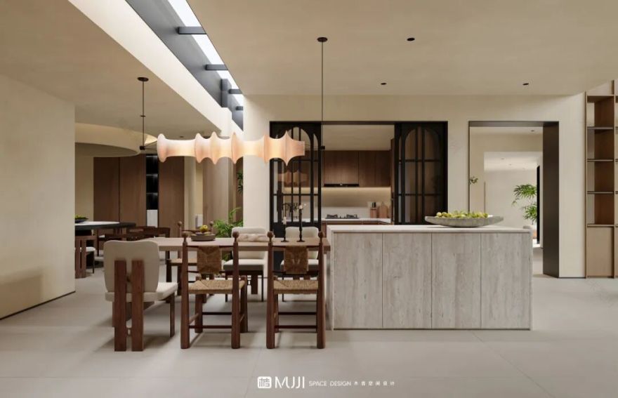 木吉新作|在四层侘寂别墅中,寻找时光沉淀的诗意栖居-56