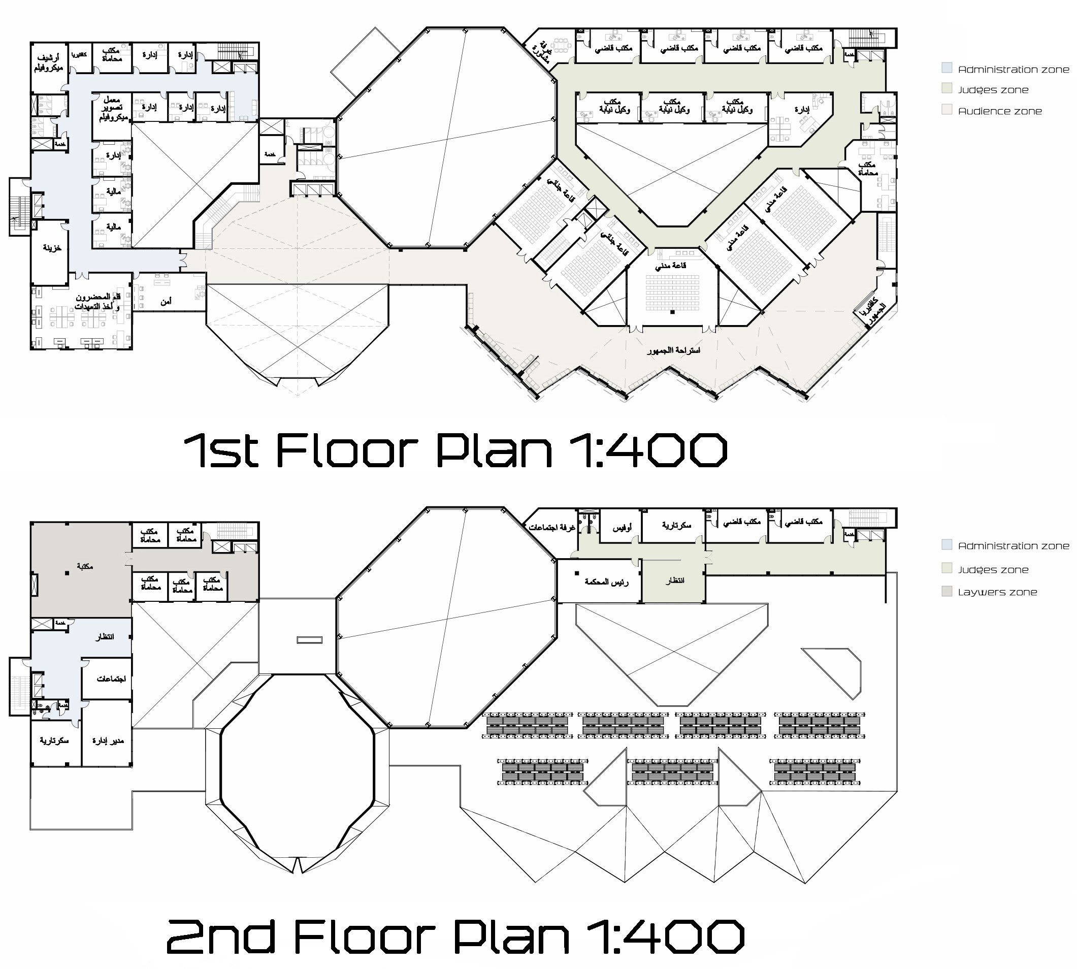 法院大楼综合区·瓦迪纳特伦丨开罗大学工程学院-10