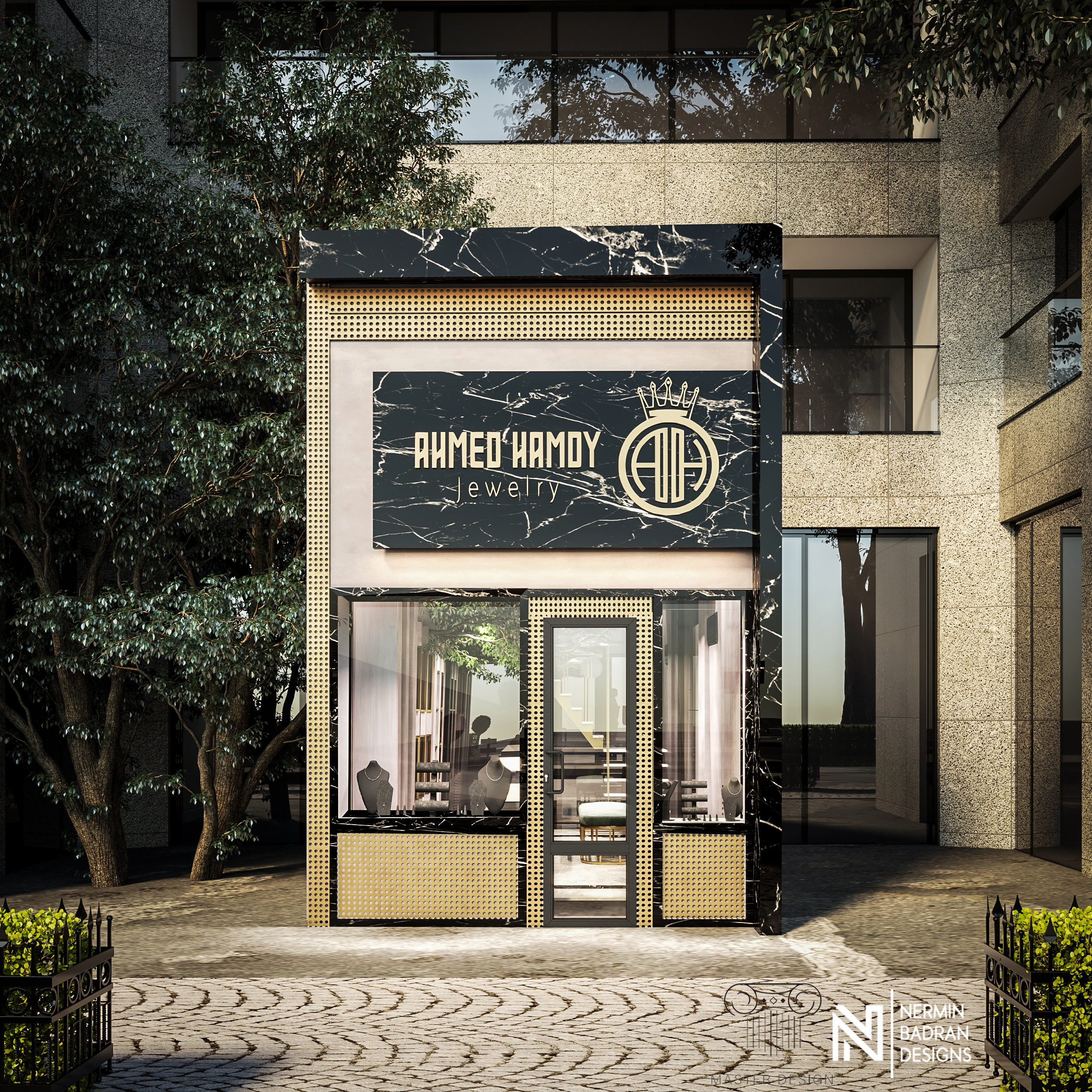 Jewerly shop design &Façade Design (Draft 01)-1