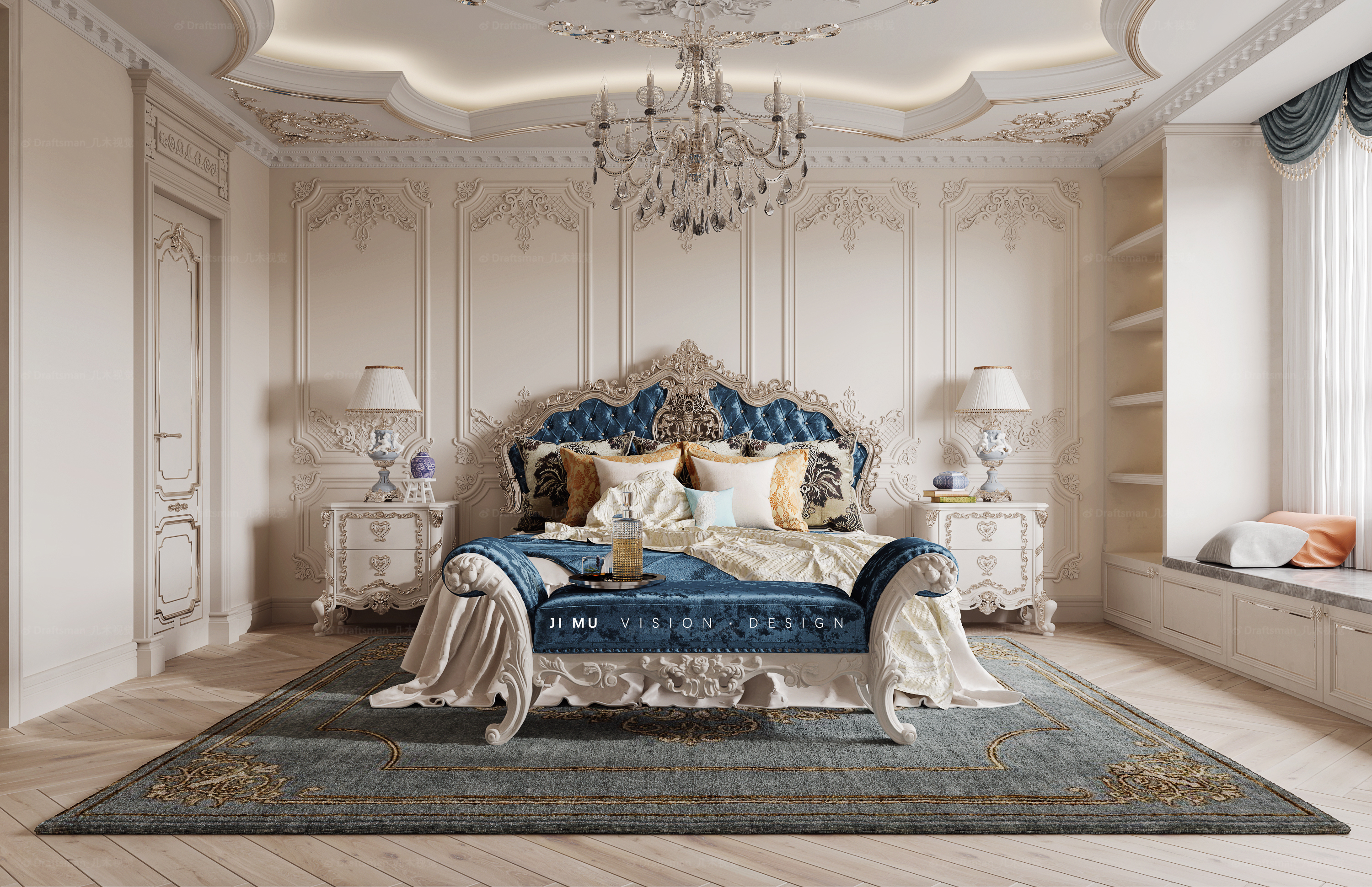 法式轻奢风室内设计-13