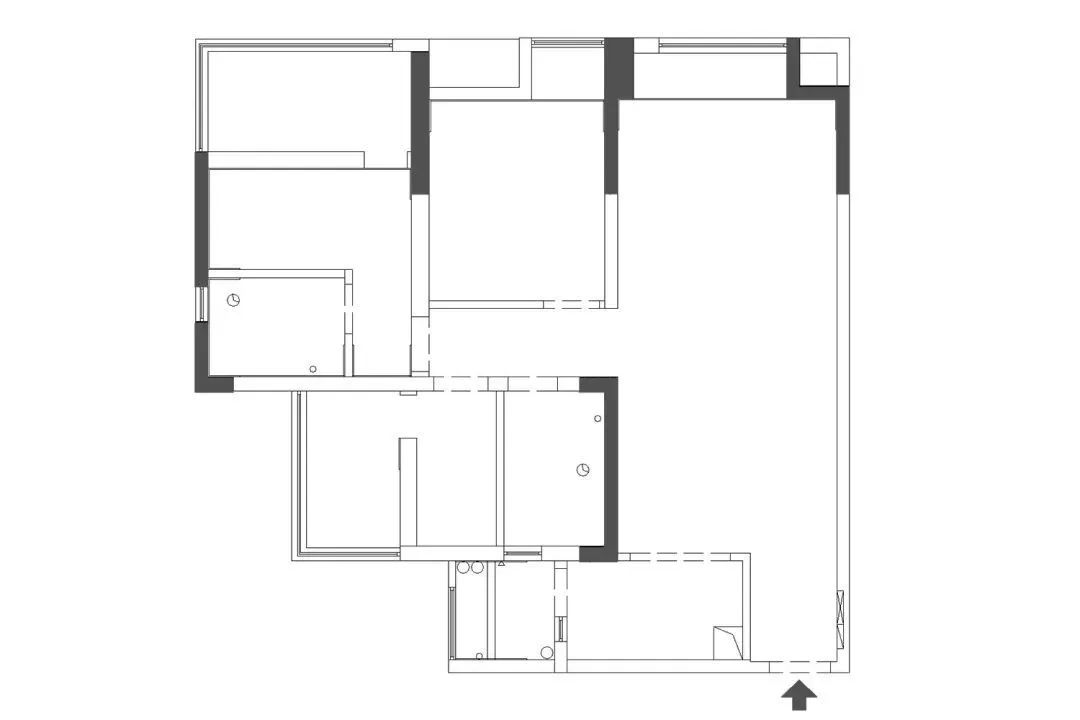 95㎡原木三居室,自然休闲风的设计解读-3