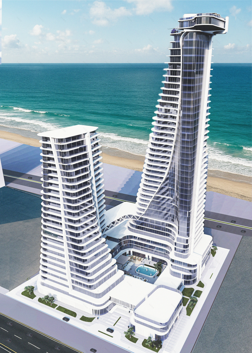 V TOWER NEW ALAMEIN CITY商业与住宅塔楼丨开罗大学工程学院建筑系-7