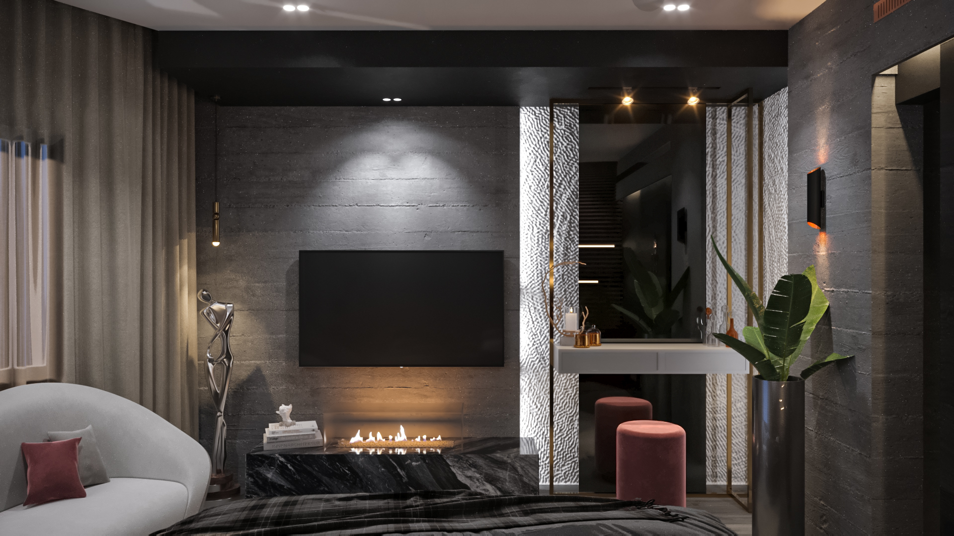 海德公园山景别墅丨埃及开罗丨Atrium Design  Ahmed Rabie-54