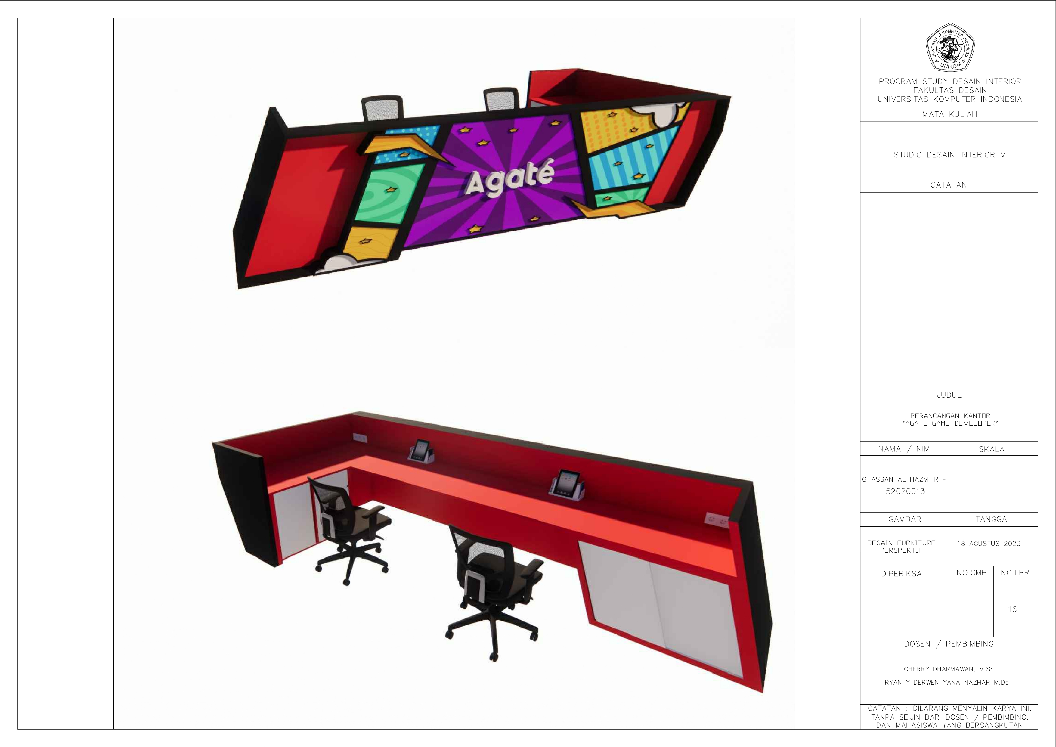 Perancangan Kantor Agate Game Developer-16