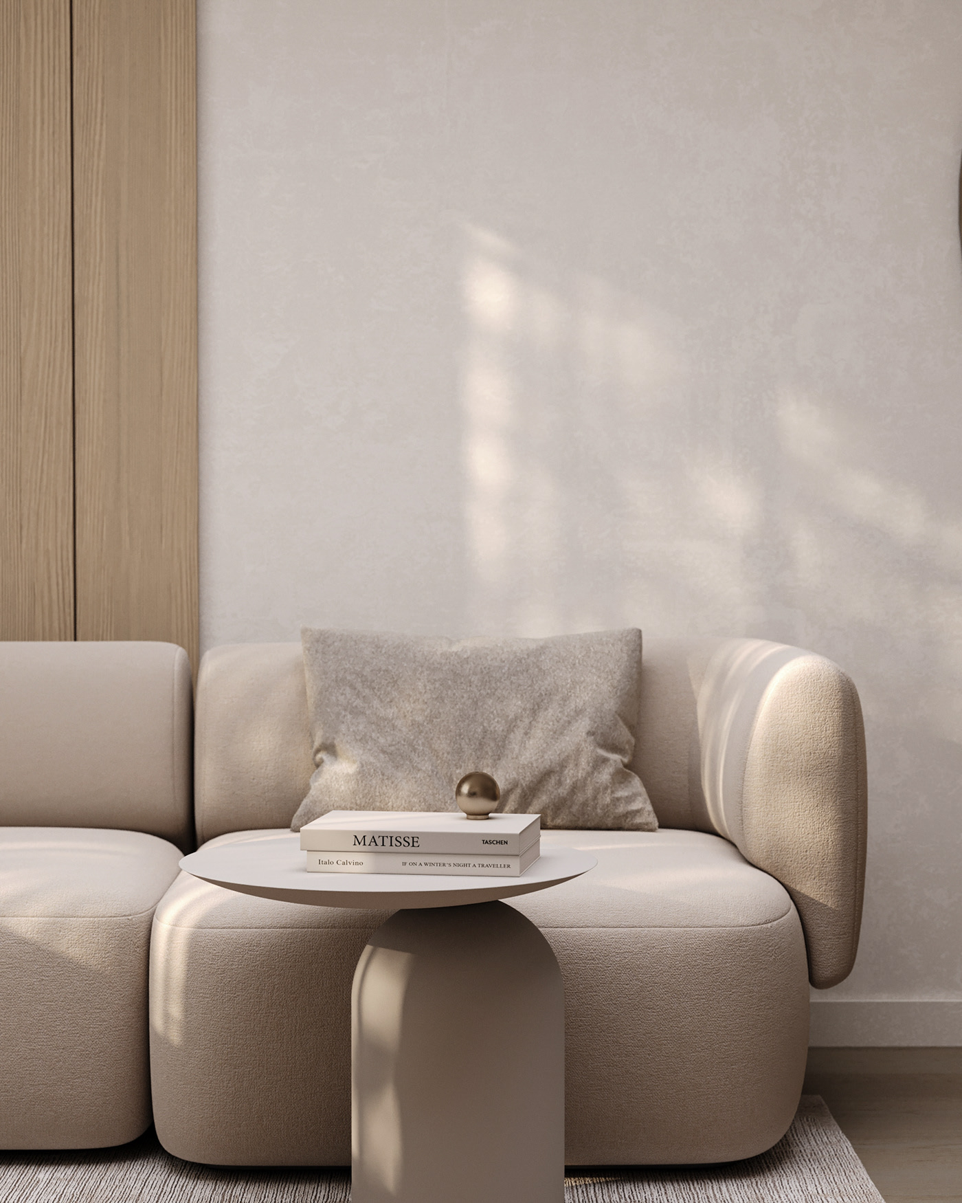 60㎡中性色系住宅设计 优雅魅力不可阻挡-1