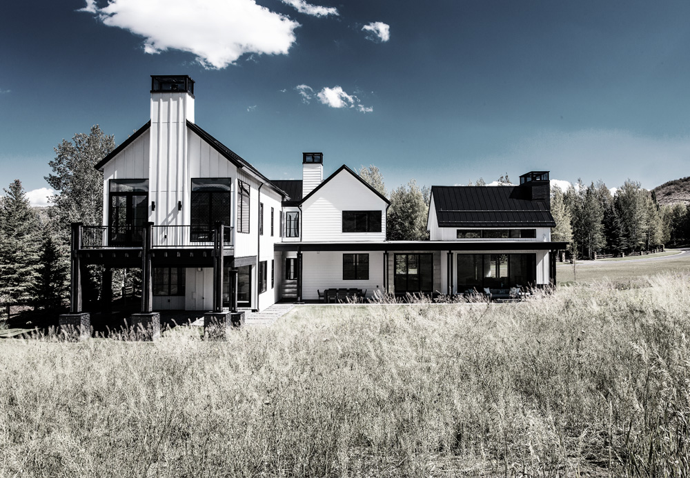 现代白色谷仓家居——公园城松树湾的私人住宅-12