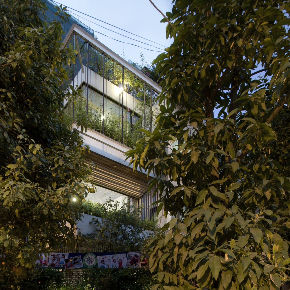 越南“香屋”绿意盎然,钢架遮阳生机勃勃-63