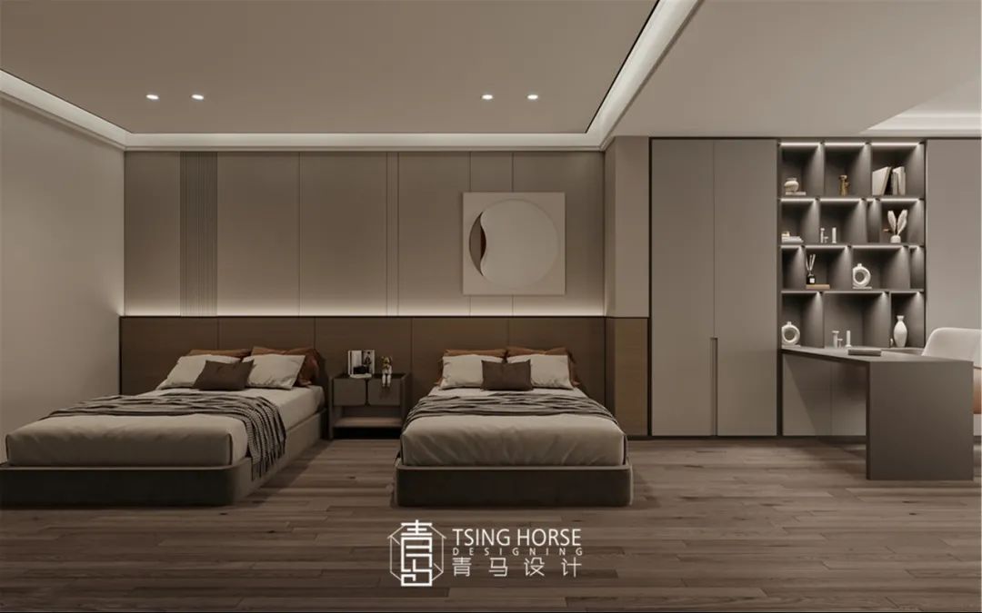 信达美墅现代简约复式空间设计丨青马别墅空间设计-69
