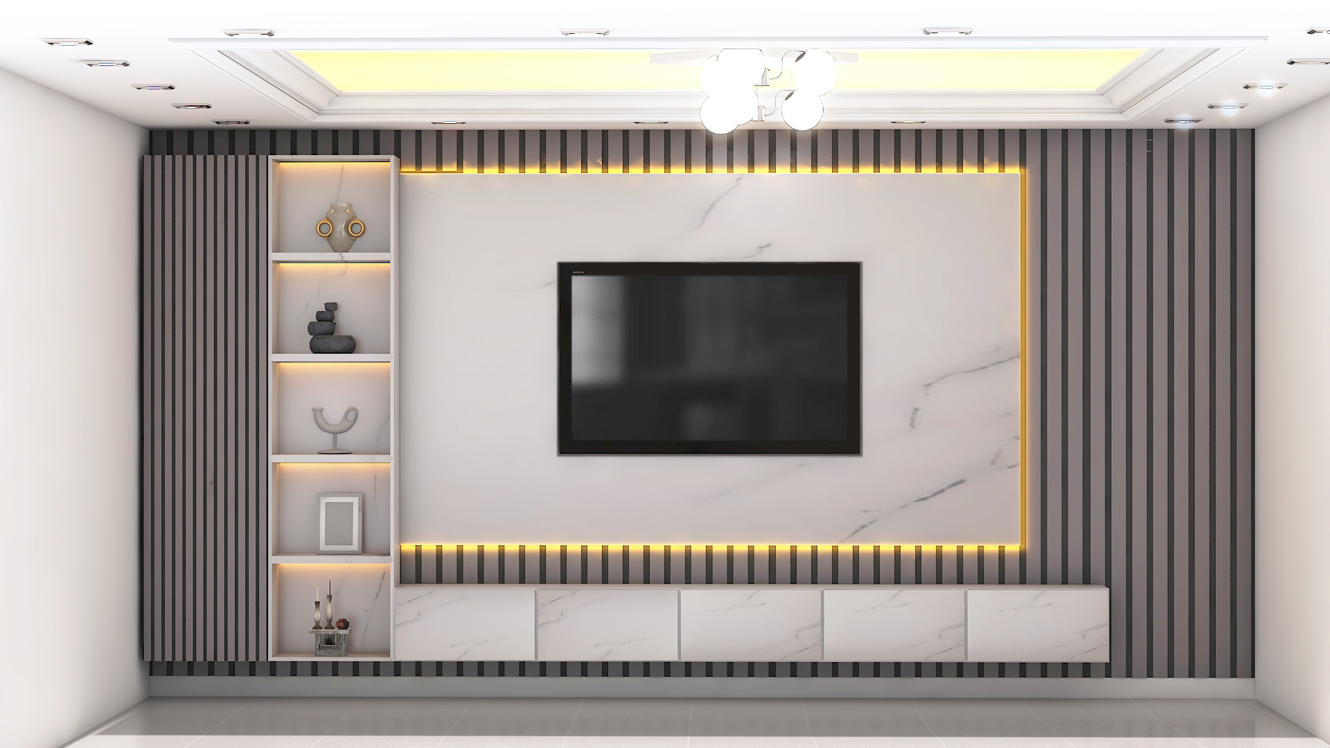 WARDROBE & LED WALL-40