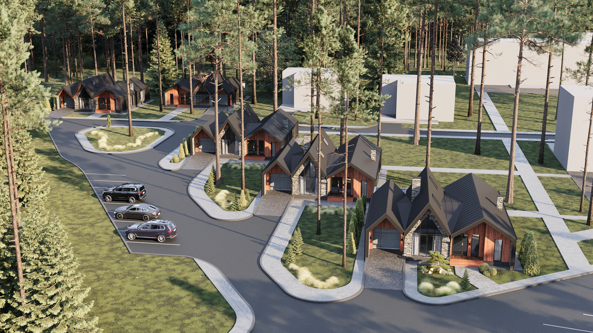 Group of homes for foster families-4