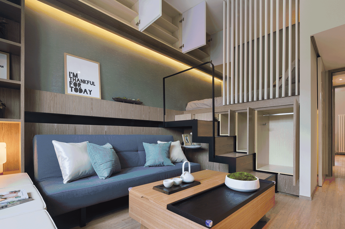 《WOW 新家》上海老公房改造，层高 3.25 米的空间魔法-25