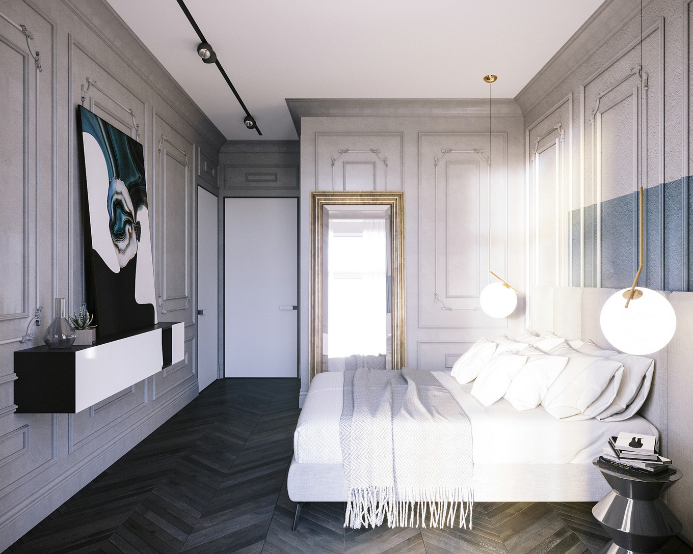 现代轻奢艺术风，撩人心扉的美-13