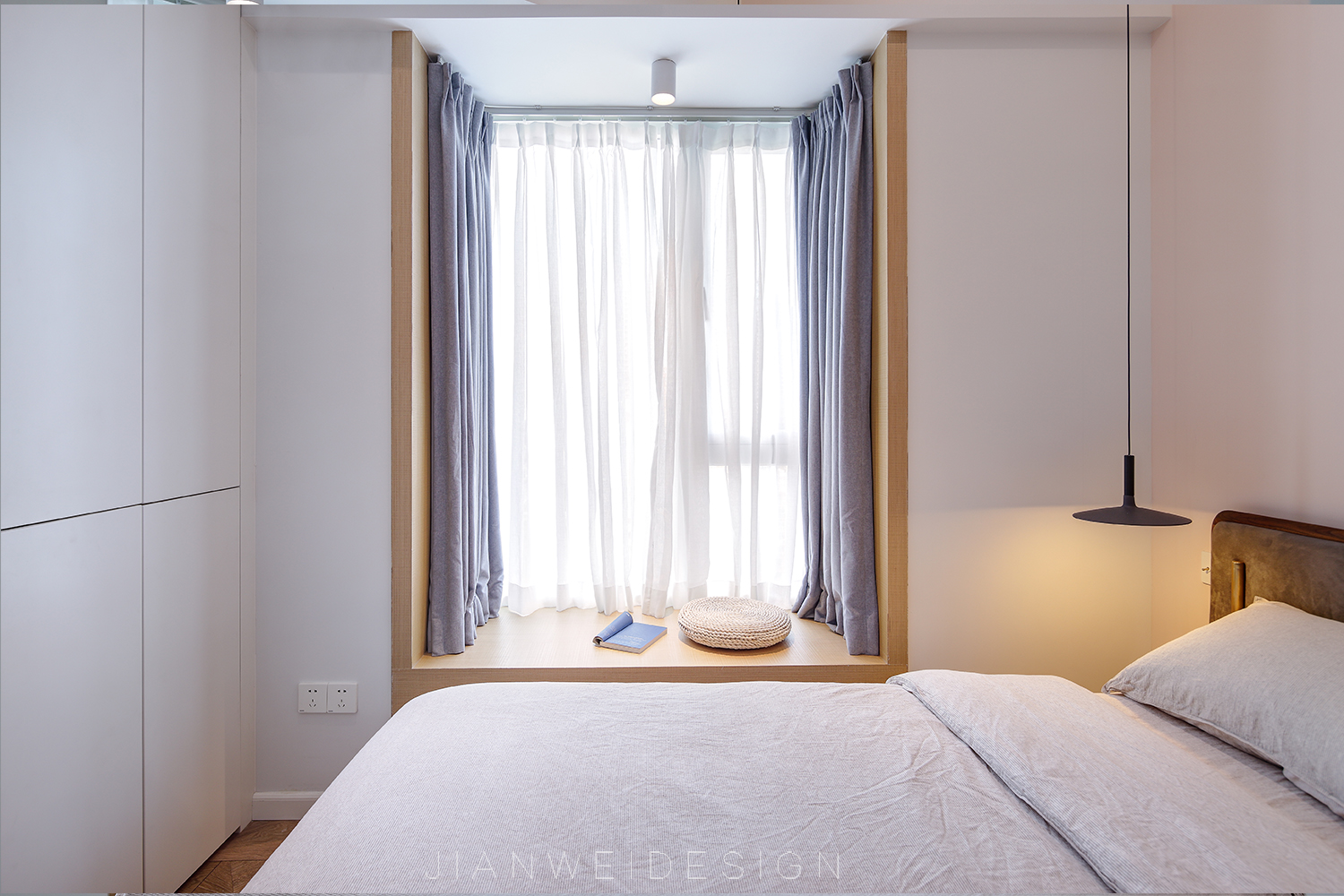 深圳新街口现代简约精致公寓设计丨中国深圳丨见微陈设艺术-46