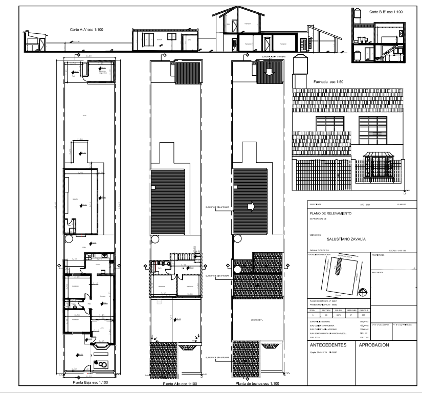 Compilation of plans made of the various projectors-1