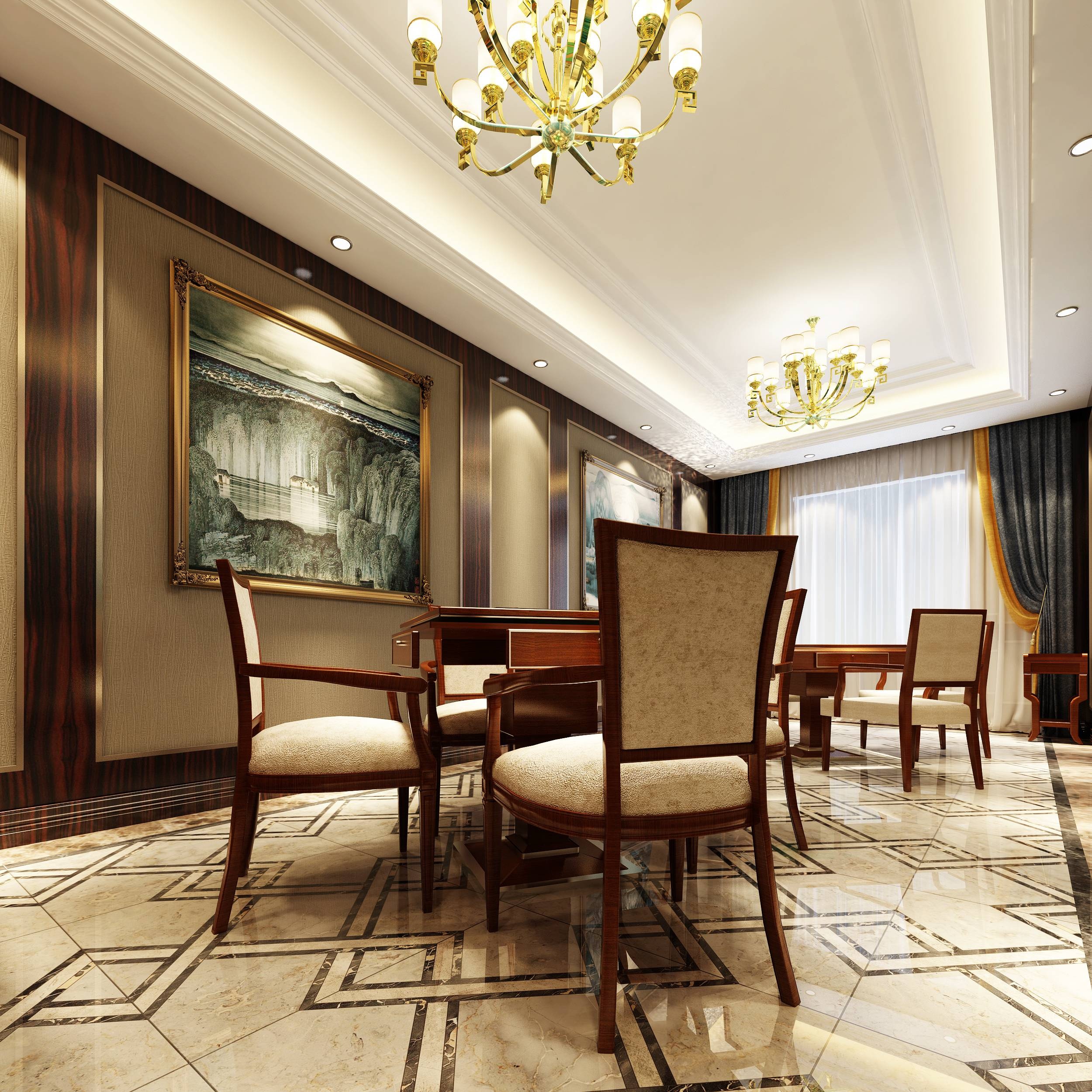 大明胜景会所丨中国济南丨拾初空间设计事务所-47