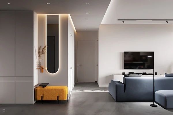 现代简约玄关设计-28