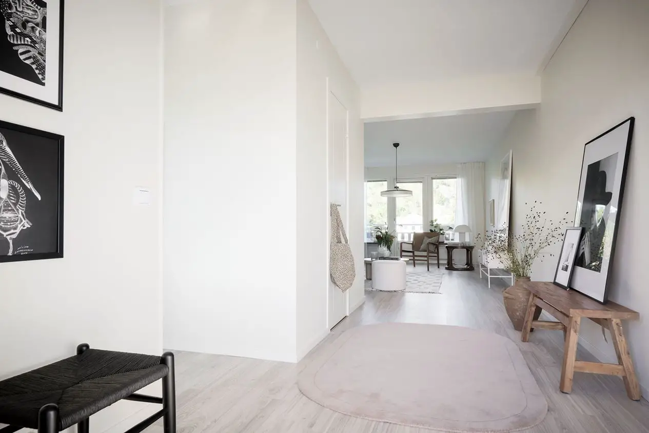 瑞典 63m2 一室公寓的极简之美-12