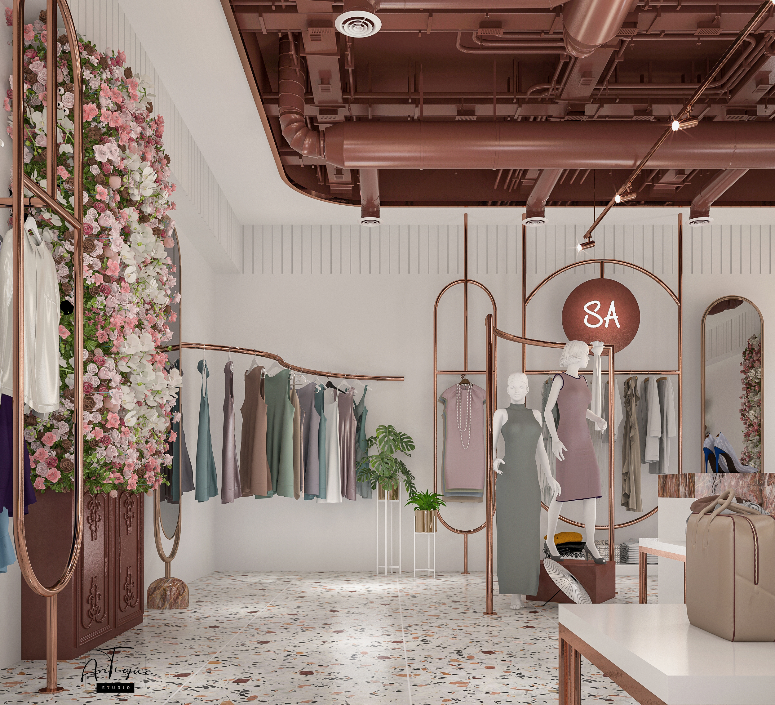 SARAH ABAYA 服装店丨沙特阿拉伯丨ANTIQUE Studios-7