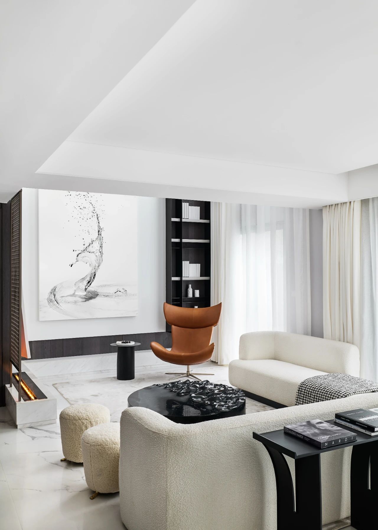 昆明中海云麓九里上下叠样板间丨中国昆明丨成都李益中空间设计-13