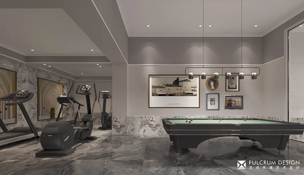 现代简约与美式风情的家居设计丨支点环境艺术设计-91