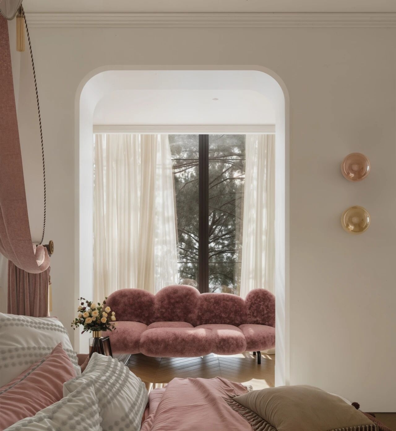 重庆紫檀庄园1300m²曲境别墅丨中国重庆丨美及空间设计-67