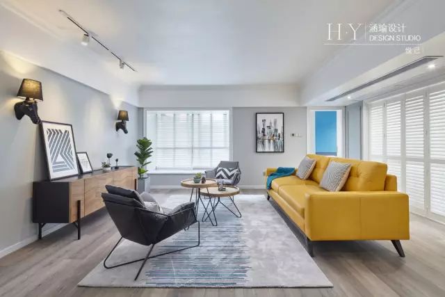 深圳涵瑜设计新作 | 悦己,北欧时尚的幸福家园-11