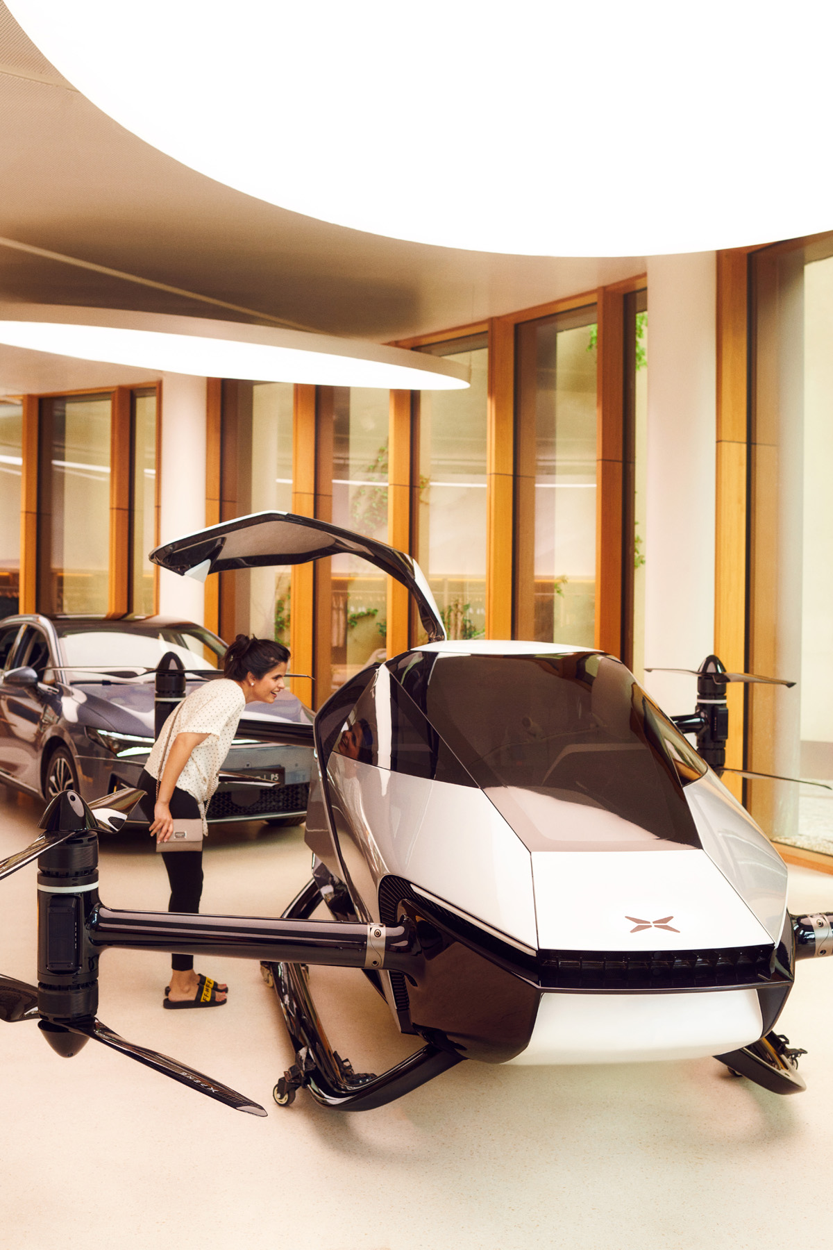 XPENG showroom in Copenhagen designed around future mobility-13