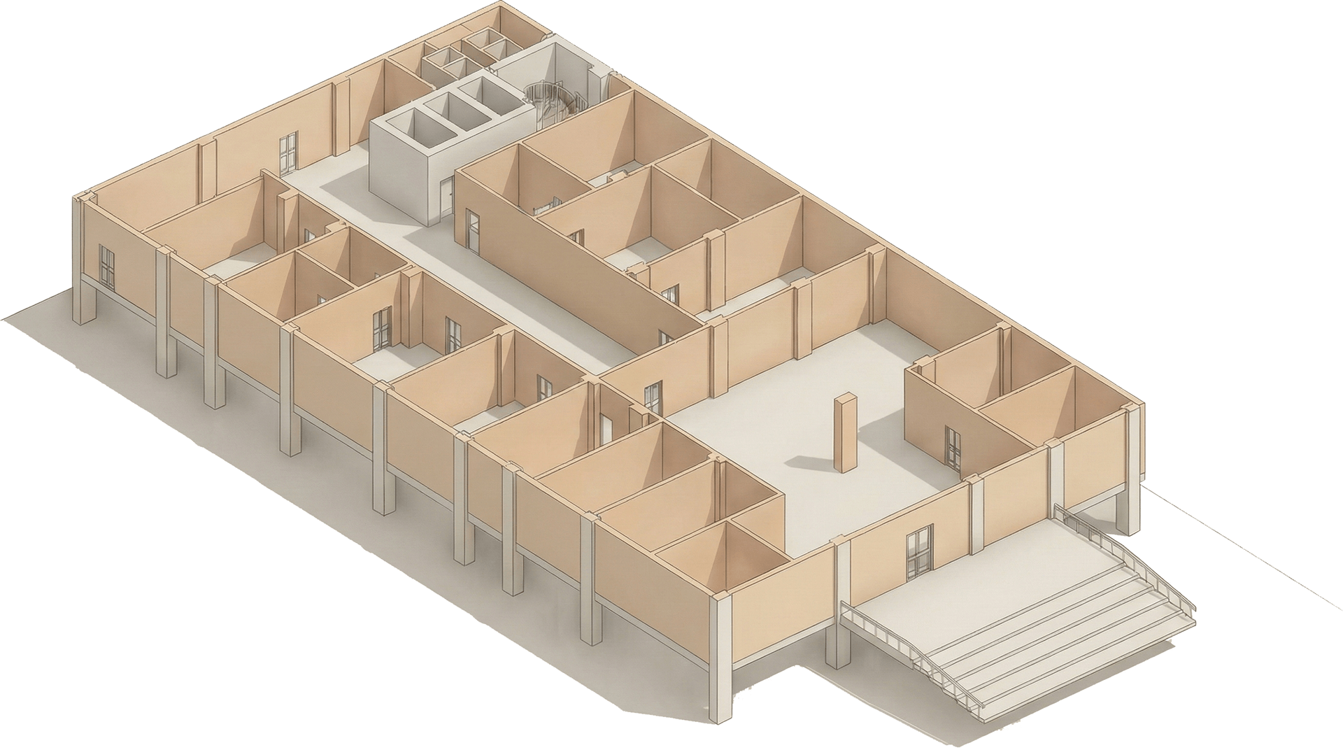 HARMONIA 100床综合医院技术与施工图及工程量清单项目丨塞得港大学工程,建筑与城市规划系-66
